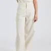 Light Cargo Trousers Bone White