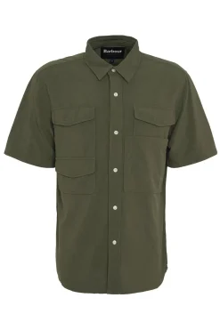 Lisle Safari Shirt Mid Olive