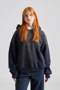 Logo Hooded Sweater Black FN-UX-SWEA000020