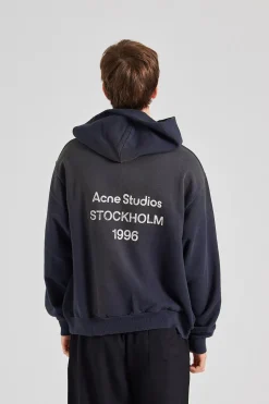 Logo Hooded Sweater Black FN-UX-SWEA000020