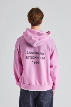 Logo Hooded Sweater Cotton Candy Pink FN-UX-SWEA000020