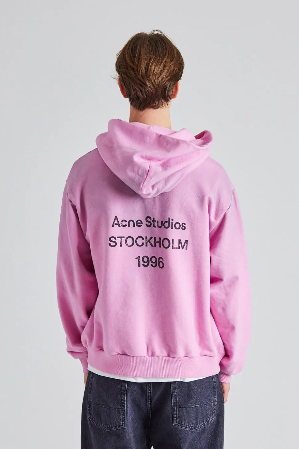 Logo Hooded Sweater Cotton Candy Pink FN-UX-SWEA000020