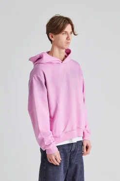 Logo Hooded Sweater Cotton Candy Pink FN-UX-SWEA000020