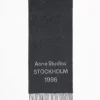 Logo Jacquard Scarf Black/White FN-UX-SCAR000432