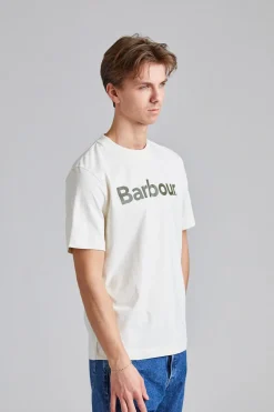 Logo Relaxed Fit T-Shirt Antique White