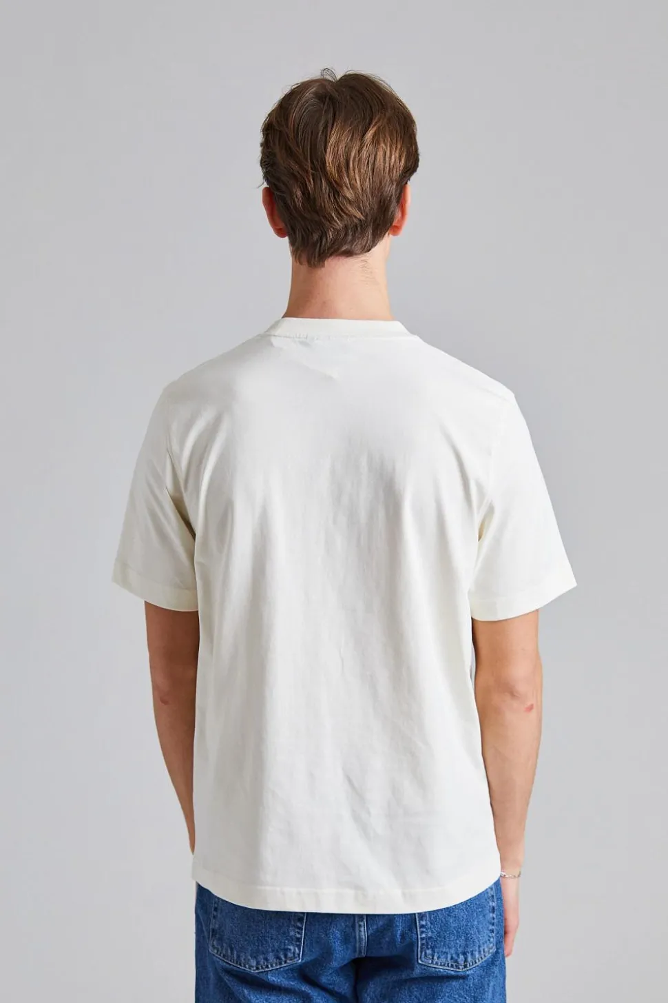 Logo Relaxed Fit T-Shirt Antique White