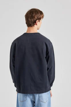 Logo Stamp Sweater Black FN-UX-SWEA000033