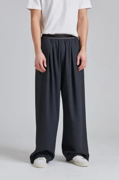 Logo Tape Trousers Charcoal Grey FN-MN-TROU001028