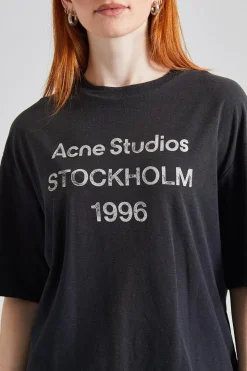 Logo T-shirt - Relaxed Fit Faded Black FN-UX-TSHI000013