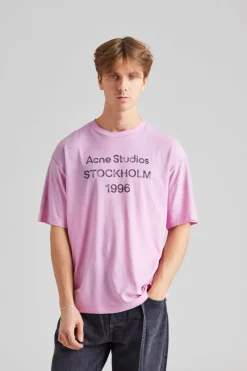 Logo T-shirt - Relaxed fit FN-UX-TSHI000013 Cotton Candy Pink