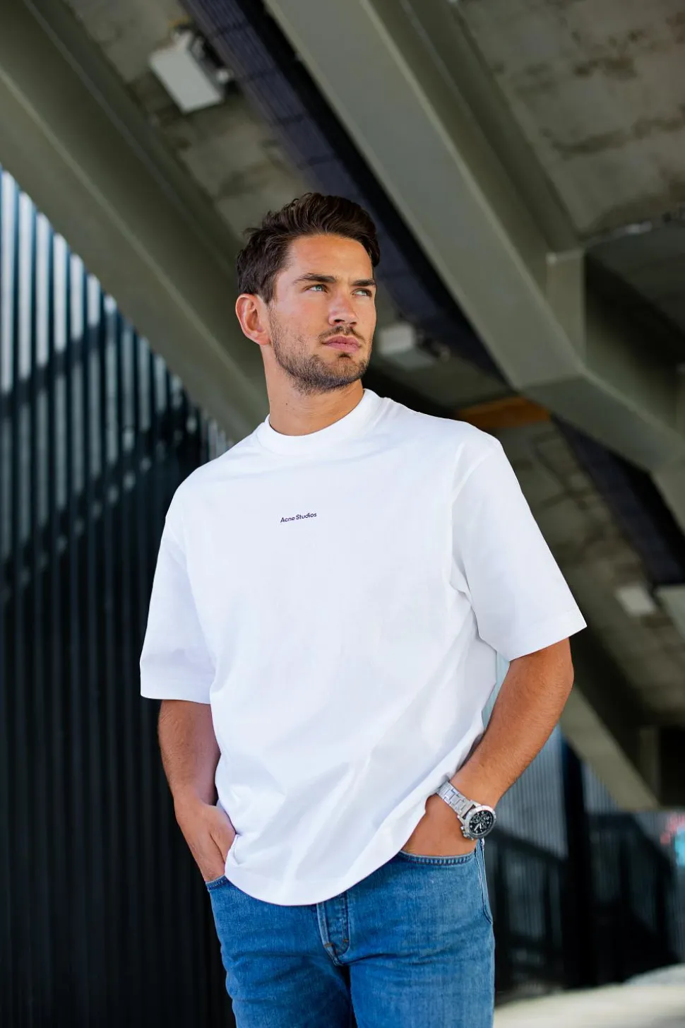 Logo T-shirt Optic White FN-MN-TSHI000353