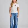 Logo T-Shirt Pearl Grey FN-WN-TSHI000734