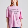 Logo T-shirt Relaxed Fit Cotton Candy Pink FN-UX-TSHI000013