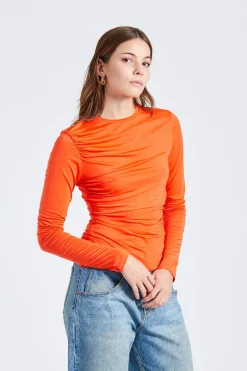Long Sleeve Top Coral