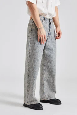 Loose Fit Jeans 1981 M Fn Monogram Blue/Beige