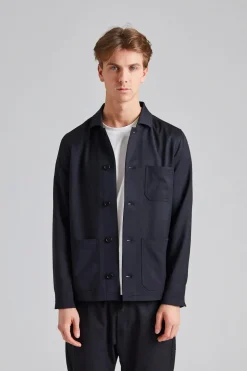 Louis Gabardine Jacket Black