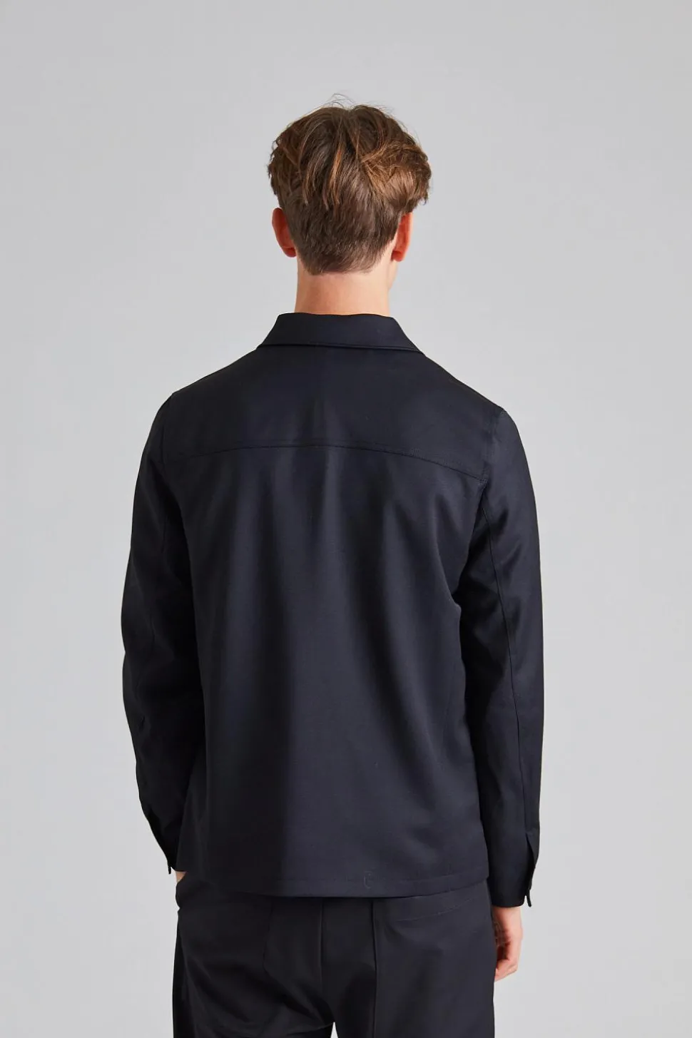 Louis Gabardine Jacket Black