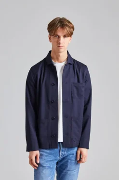 Louis Gabardine Jacket Navy