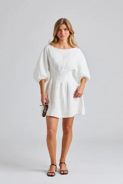 Lowen Mini Dress White