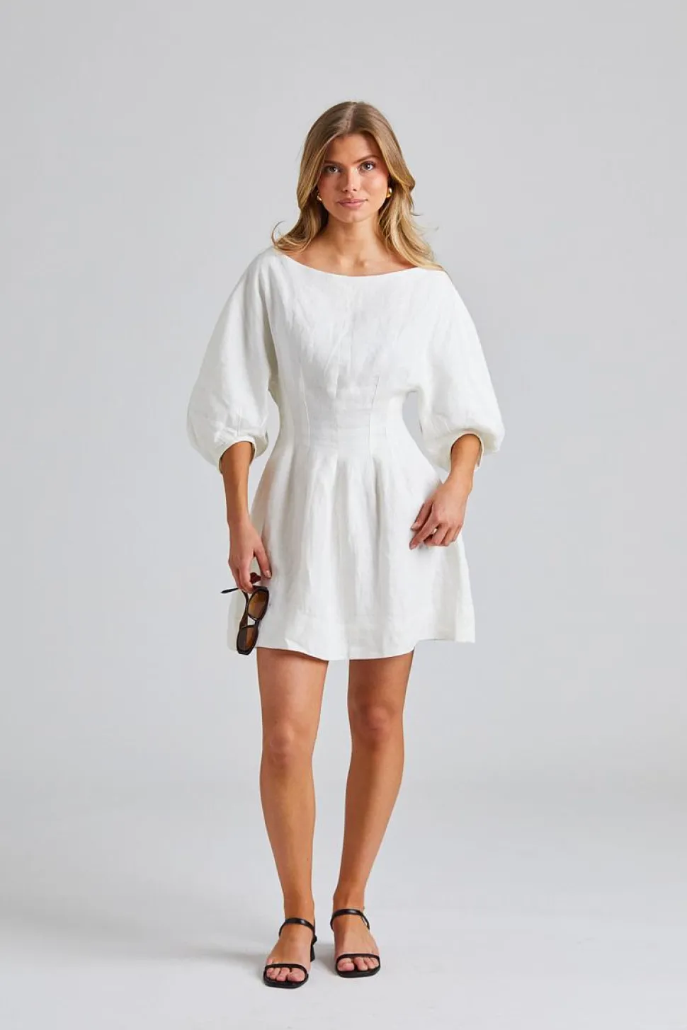 Lowen Mini Dress White
