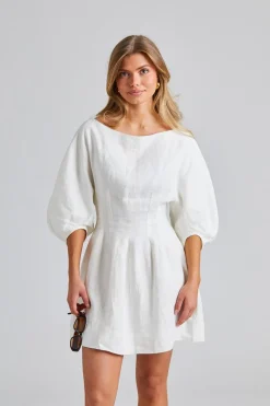 Lowen Mini Dress White
