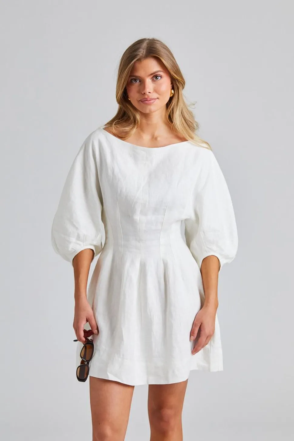 Lowen Mini Dress White
