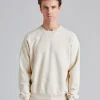 LS Cotton-Hemp Raglan Sweatshirt Ecru