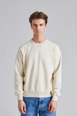 LS Cotton-Hemp Raglan Sweatshirt Ecru