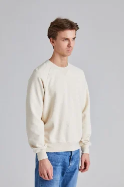LS Cotton-Hemp Raglan Sweatshirt Ecru
