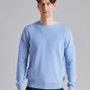 Maglia Knitted Crew Neck Sky Blue