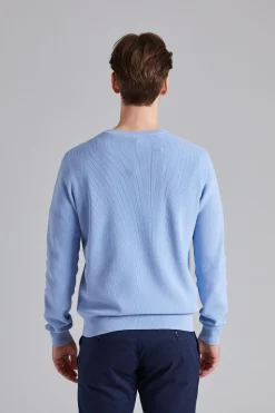 Maglia Knitted Crew Neck Sky Blue