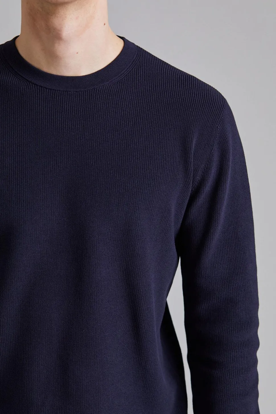 Maglia Knitted Crew Neck Navy