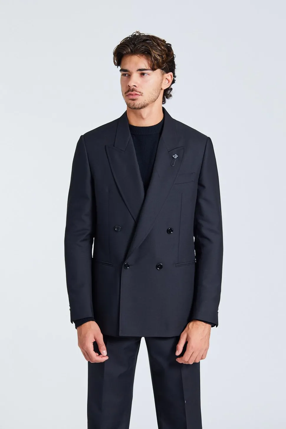 Man Jacket Attitude Drop 7 Reg Black