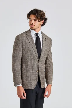 Man Jacket Dyed Drop Brown