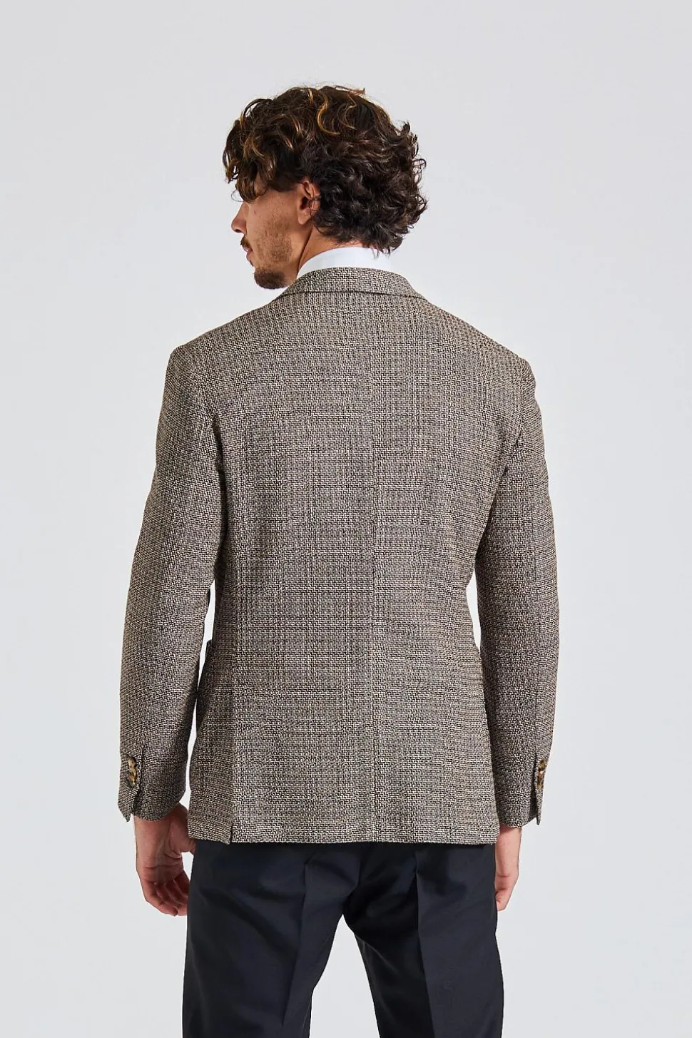 Man Jacket Dyed Drop Brown
