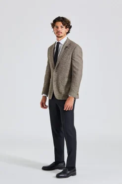 Man Jacket Dyed Drop Brown