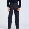 Man Trousers Attitude Drop Reg Black