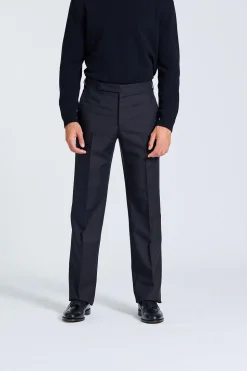 Man Trousers Attitude Drop Reg Black