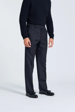 Man Trousers Attitude Drop Reg Black
