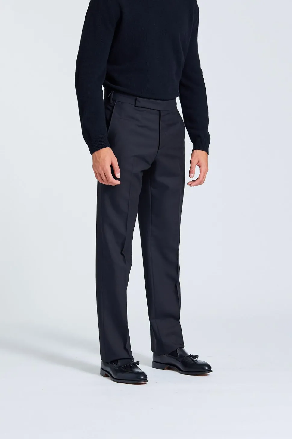 Man Trousers Attitude Drop Reg Black
