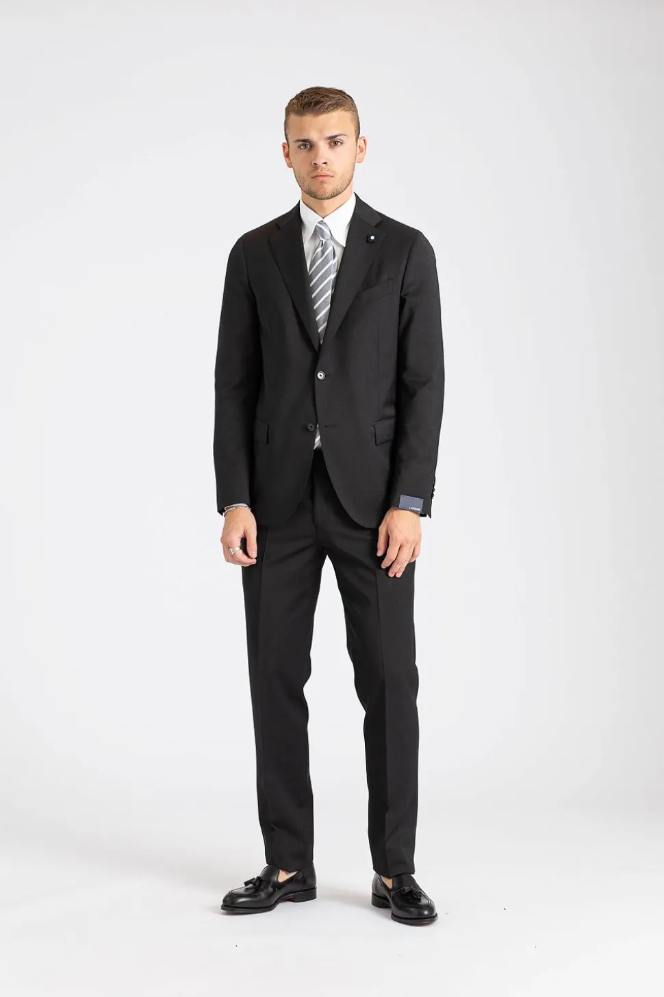 Man Woven Jacket Charcoal