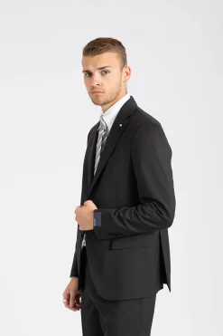 Man Woven Jacket Charcoal