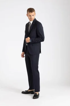 Man Woven Jacket Navy