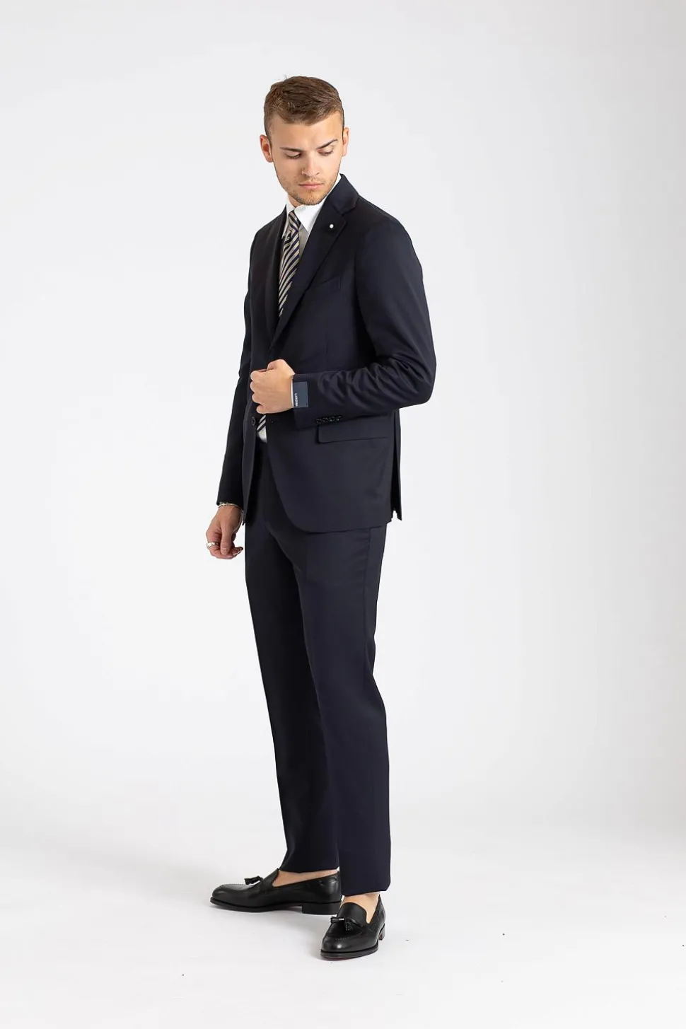 Man Woven Jacket Navy