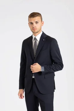 Man Woven Jacket Navy