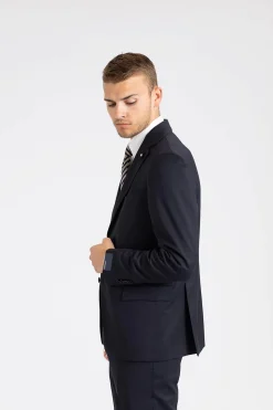 Man Woven Jacket Navy