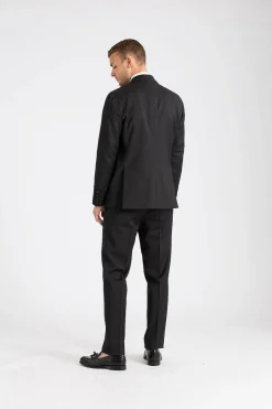 Man Woven Suit Charcoal