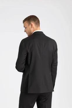 Man Woven Suit Charcoal