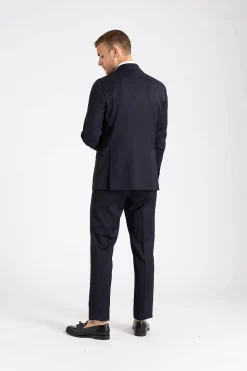 Man Woven Suit Navy