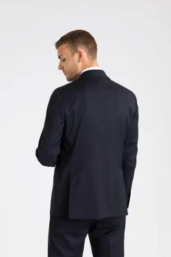 Man Woven Suit Navy